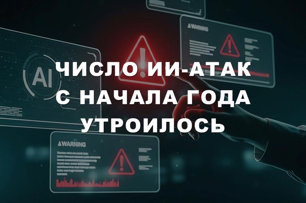 Число ИИ-атак с начала года утроилось