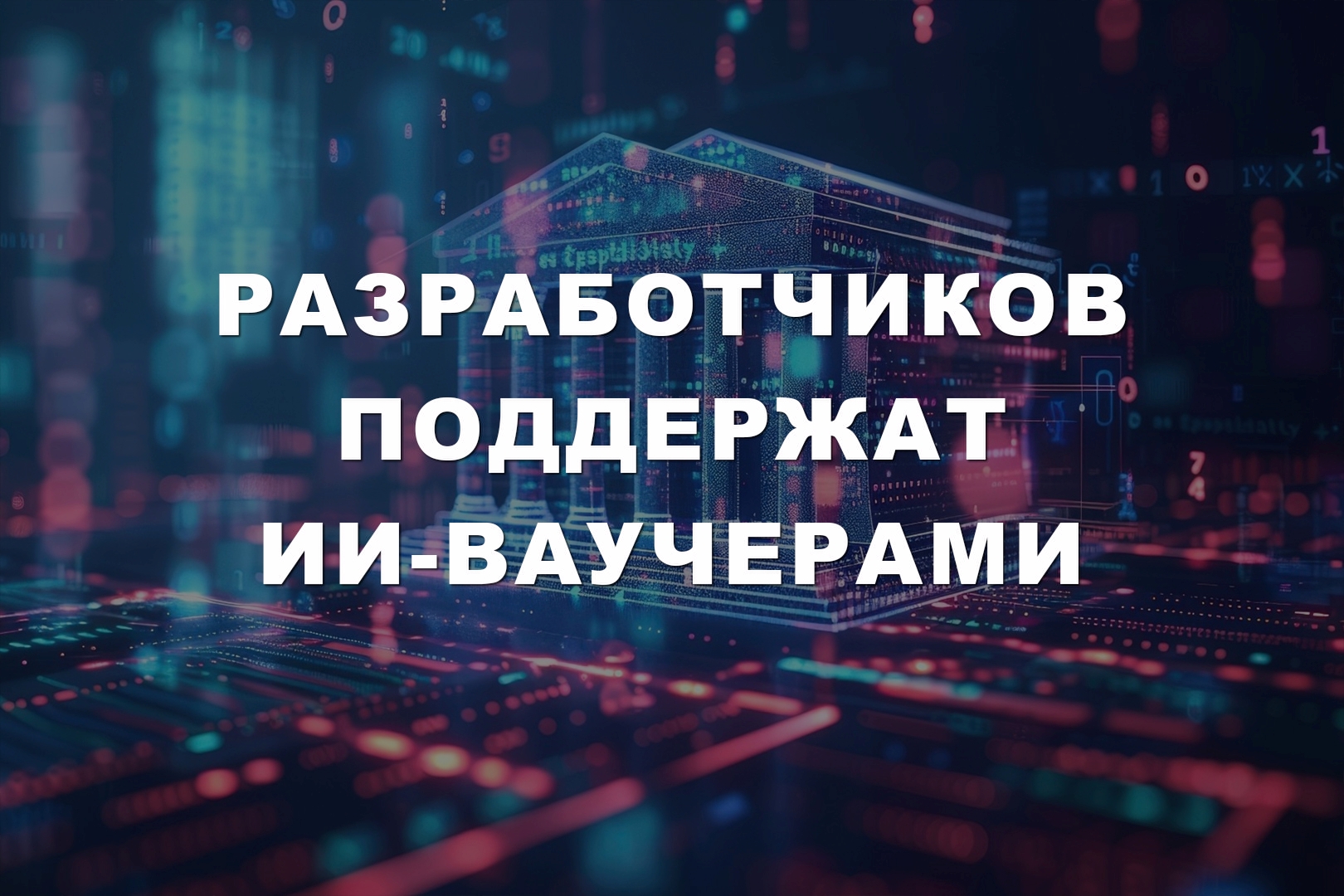 Разработчиков поддержат ии-ваучерами Разработчиков поддержат ии-ваучерами